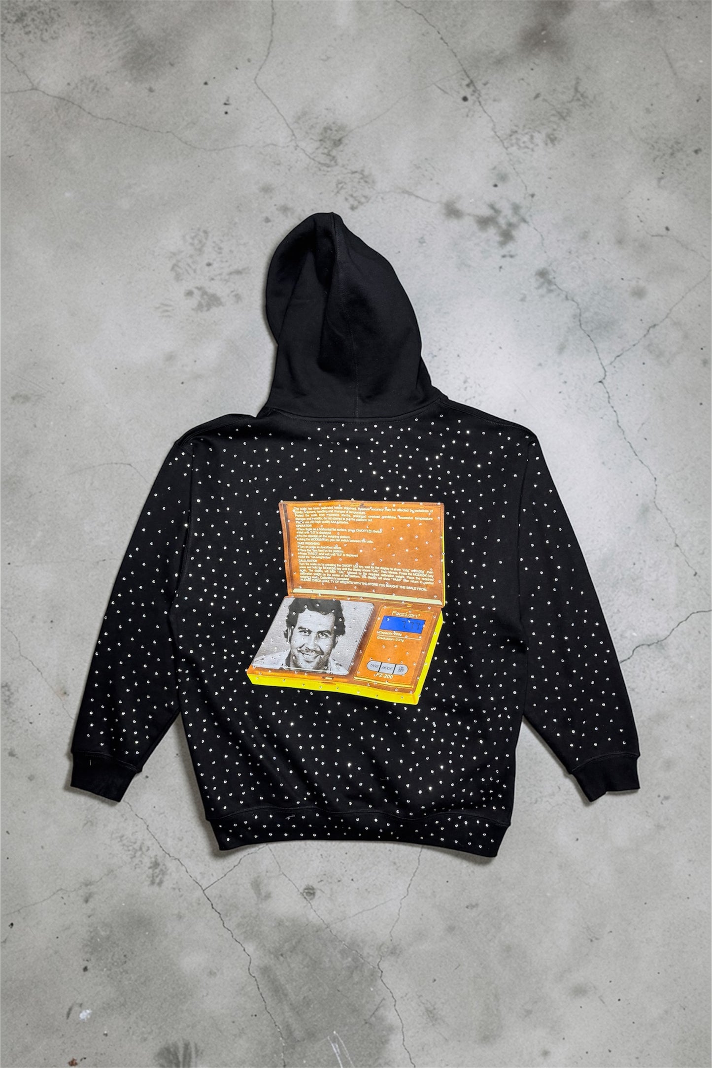 BLACK TAR HEAVY WEiGHT "PABLO ESCOBAR" HOODiE
