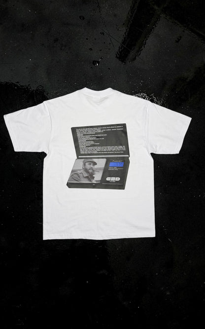 WHiTE SNOW HEAVY WEIGHT T-SHIRT "FIDEL CASTRO"