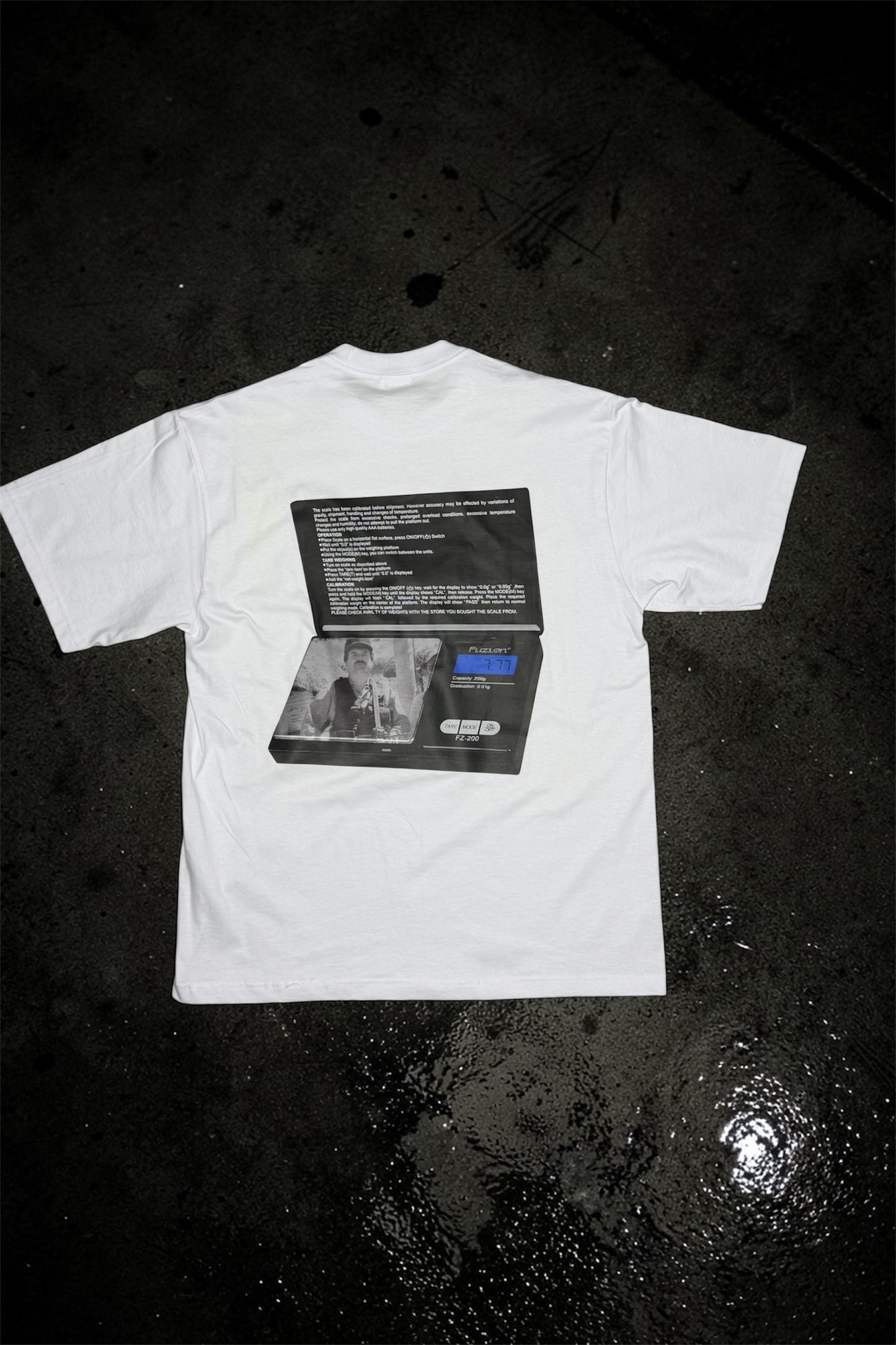 WHiTE SNOW HEAVY WEiGHT T-SHiRT