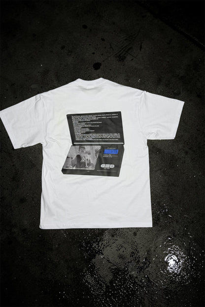 WHiTE SNOW HEAVY WEiGHT T-SHiRT
